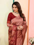 VasthrlayKanjivaram Banarasi Unstitched Mustard Free Ethnic Wear