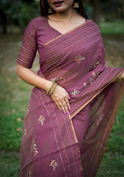 Vasthrlay Khadi Cotton Embroidery