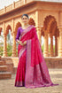 Vasthrlay Kanjivaram Unstitched Jacquard Stylish Saree