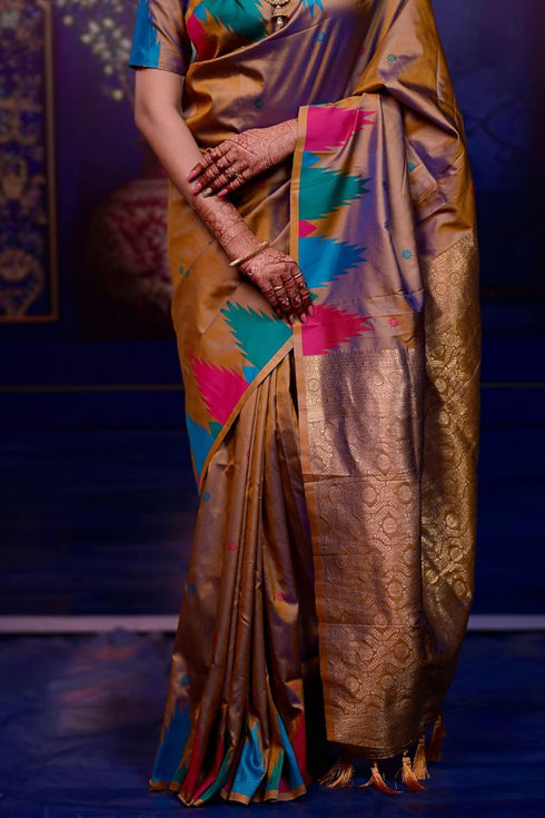 Vasthrlay Kanjivaram Unstitched Blouse Ethnic Wear