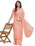 Vasthrlay Linen Peach Saree