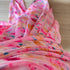 Vasthrlay Pink Georgette Unstitched Saree