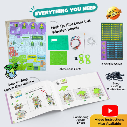 Smartivity Electricity Kit for Kids 8-14 Years Old