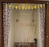 CraftVatika Ganesha Leaf Pearl Bead Door Hanging Bandhanwar Toran 35 Inch