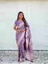 Vasthrlay Banarasi Unstitched Saree