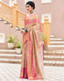 Vasthrlay Banarasi Kanjivaram Unstitched Black Saree