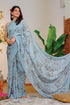 Vasthrlay Fashion Chiffon Georgette Coral Ethnic Wear