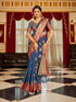 Vasthrlay Women's Cotton Designer Unstitched Saree