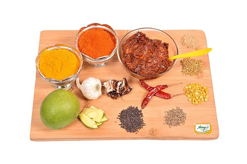 Amoga's Pickles Factory Andhra Authentic Mango Thokku Pickle