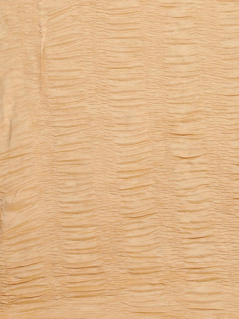 Vasthrlay Crushed Polycotton Unstitched Rust Ethnic Wear
