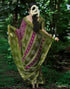 Vasthrlay Chiffon Printed Unstitched Pink Saree