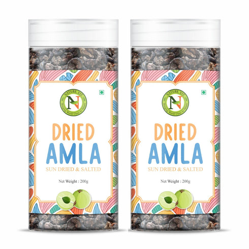 NatureVit Dried Amla Lightly Salted| Vitamin C-Rich Snack