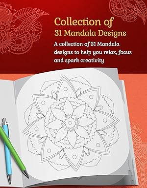 Mandala Art Colouring Book for Adults