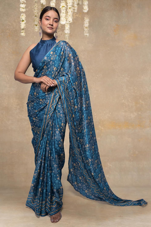 Vasthrlay Fashion Chiffon Printed Ethnic Wear