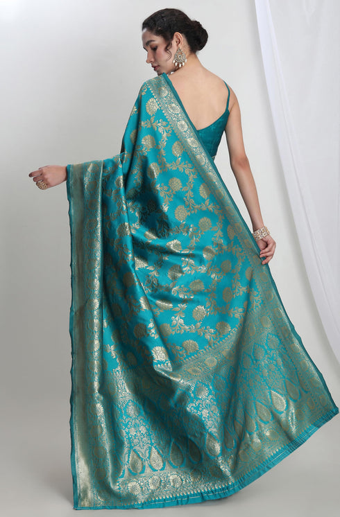 Vasthrlay Jacquard Floral Saree