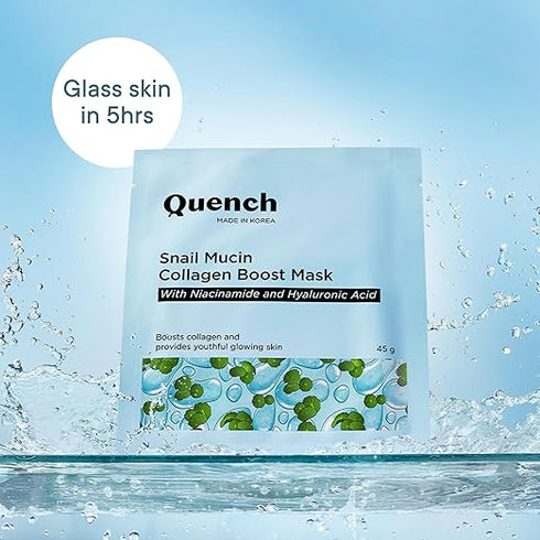Quench Snail Mucin Collagen Boost Mask