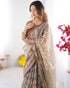 Vasthrlay Handloom Burgundy Traditional Saree