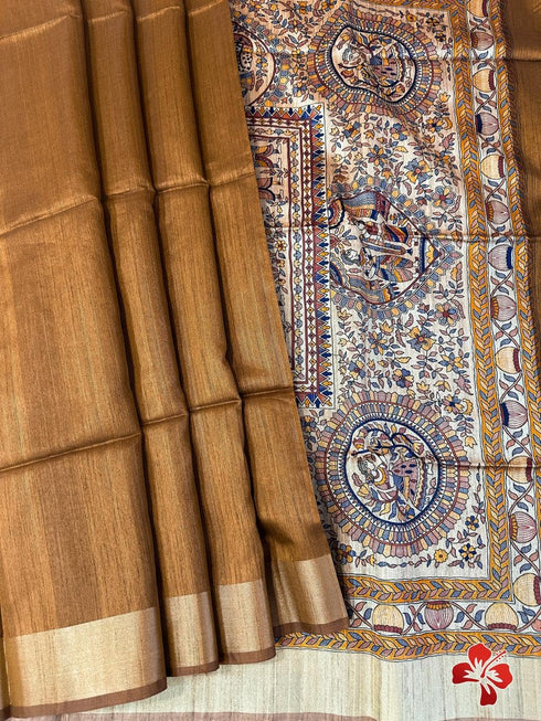 Vasthrlay Tussar Saree Bordar