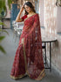Vasthrlay Georgette Bandhani Dark Saree