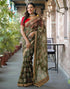 Vasthrlay Bandhani Embroidery Unstitched Dusty Pink Saree