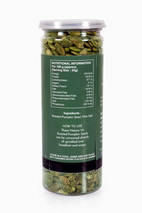 NatureVit Roasted Pumpkin Seeds Lightly Salted