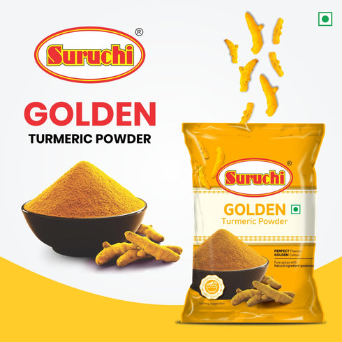 Suruchi Golden Turmeric Powder 100g Pure Haldi Powder
