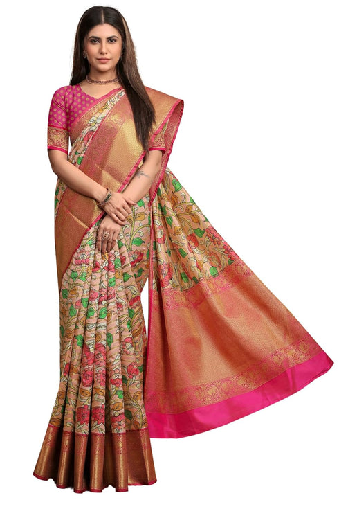 Vasthrlay Kalamkari Kanjivaram Handloom Ethnic Wear