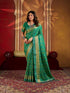 Vasthrlay Women's Kanjivaram Silk Unstitched Saree