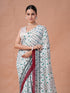 Vasthrlay Red Unstitched Saree