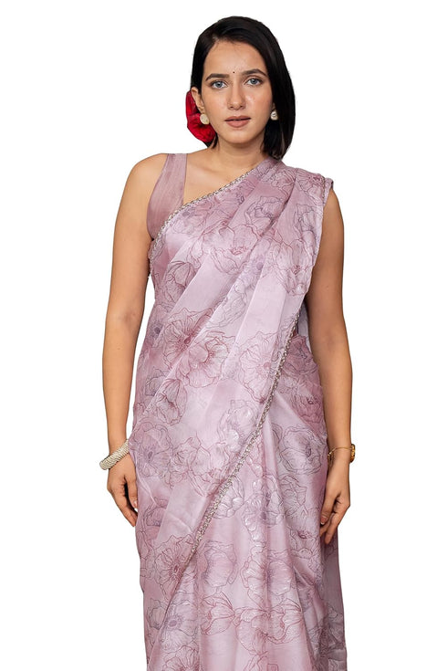 Vasthrlay Fashion Georgette Dark Multicolor Ethnic Wear
