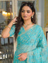 Vasthrlay Georgette Embroidery Lavender Saree