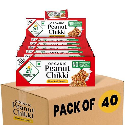 Delicious Organic Peanut Chikki - 20g