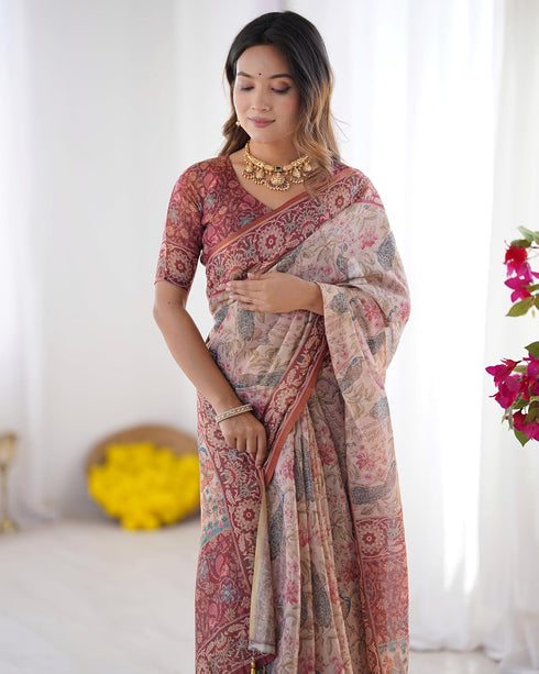 Vasthrlay Handloom Cotton Traditional Saree