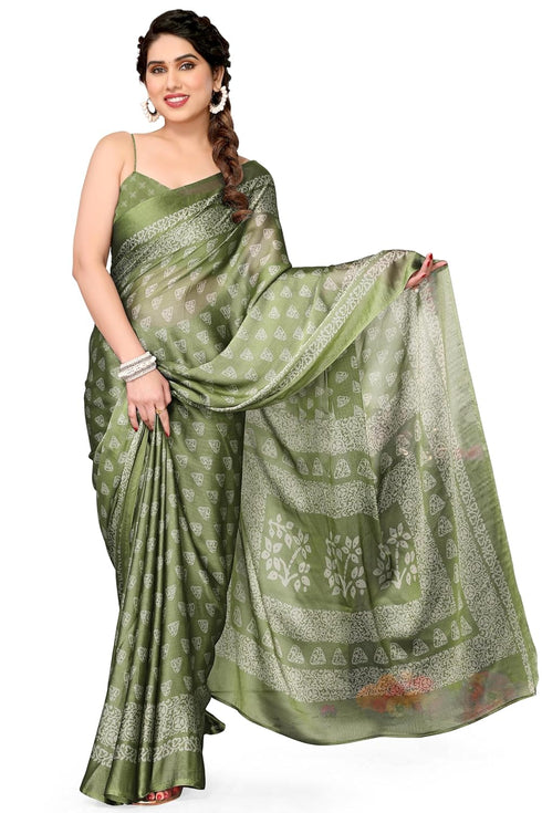 Vasthrlay Fashion Chiffon Printed Ethnic Wear