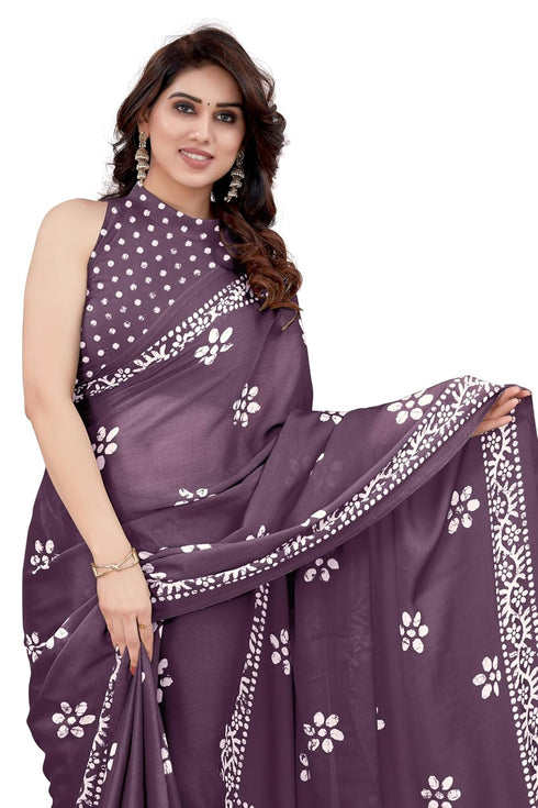 Vasthrlay Fashion Chiffon Printed Parrot Ethnic Wear