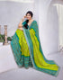 Vasthrlay Georgette Printed Jacquard Material Ethnic Wear