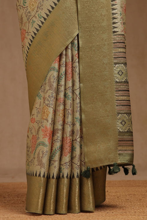 Vasthrlay Light Tussar Floral