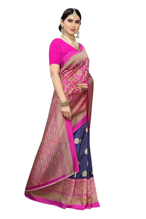 Vasthrlay Venkatagiri Blouse Piece Sdpl Metro Red Free Ethnic Wear