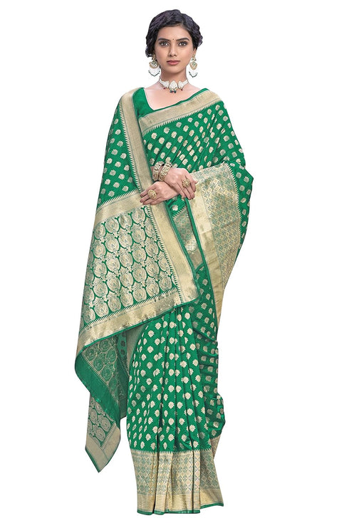 Vasthrlay Banarasi Rama Ethnic Wear