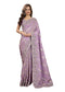 Vasthrlay Jacquard Embroidery Unstitched Purple Ethnic Wear