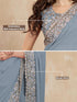 Vasthrlay Georgette Lakhanvi Embroidery Pink Ethnic Wear