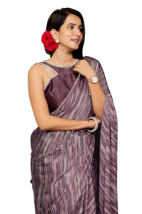 Vasthrlay Fashion Georgette Dark Multicolor Ethnic Wear