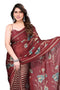 Vasthrlay Fashion Chiffon Printed Grey Ethnic Wear