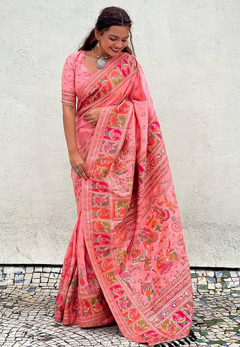Vasthrlay Kashmiri Minakari Unstitched