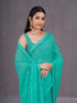 Vasthrlay Orange Chiffon Floral Saree