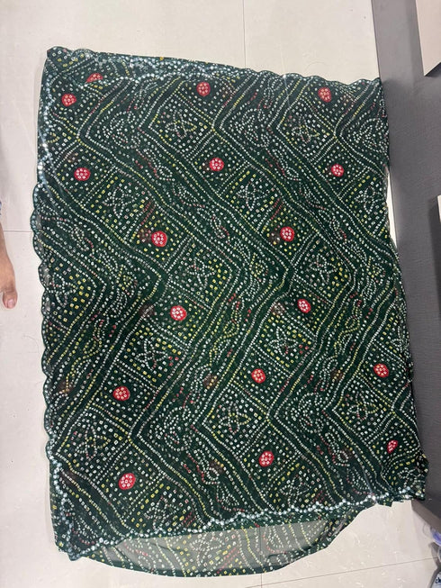 Vasthrlay Georgette Sequined Embroidered Designer
