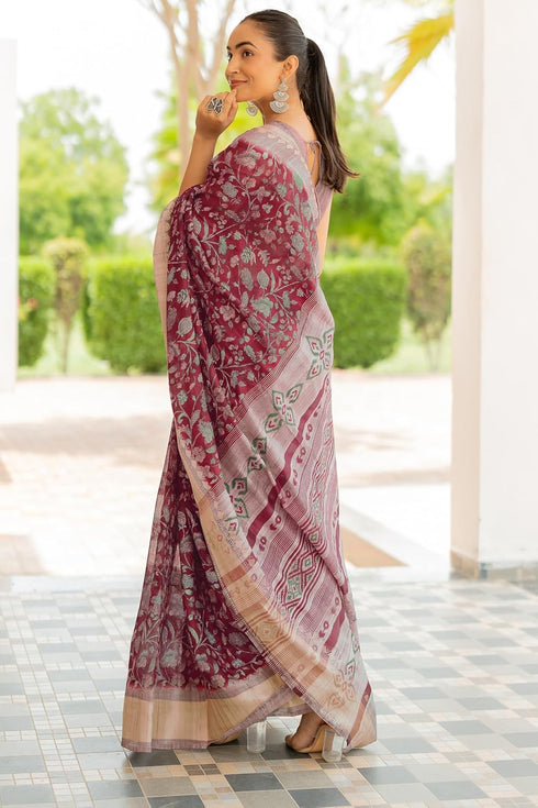 Vasthrlay Fashion Kalamkari Printed Ethnic Wear
