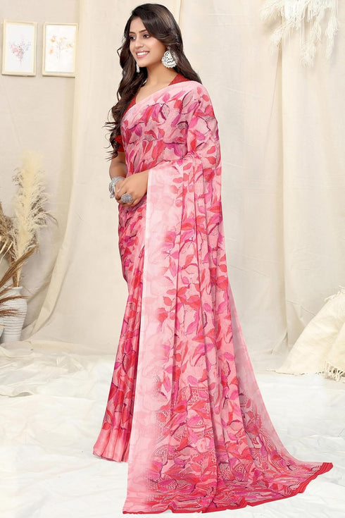 Vasthrlay Fashion Chiffon Printed Ethnic Wear