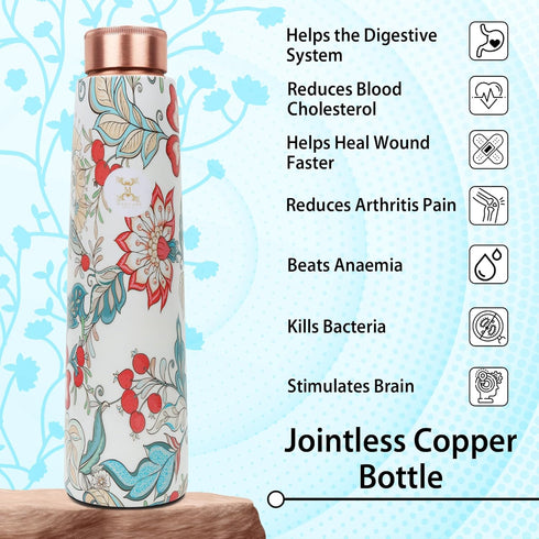 Pure Copper Water Bottle 950 ml