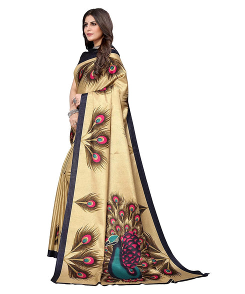 Vasthrlay Banarasi Golden Ethnic Wear